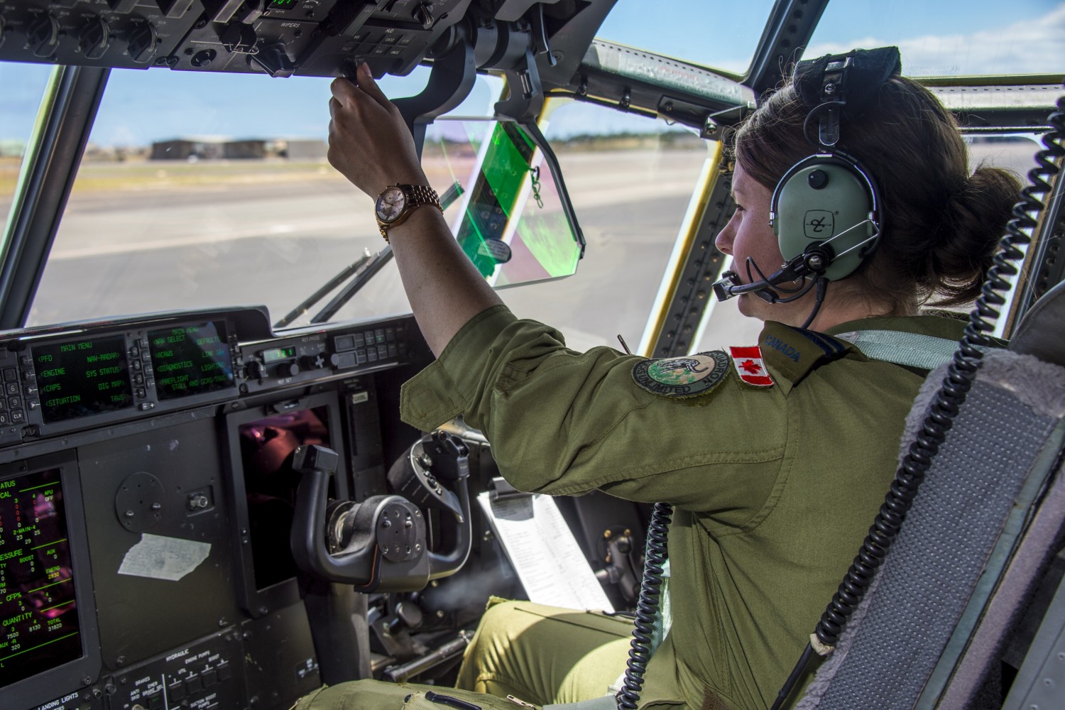 Woman Canadian Military Pilot Canadian Women in Aviation