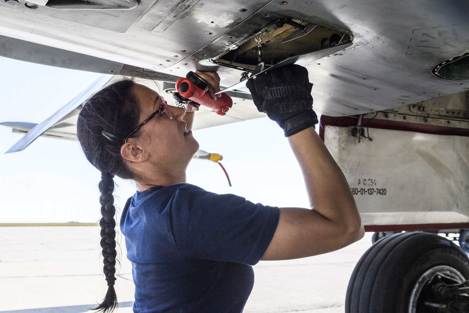 Contemporary woman military aviation mechanic Canadian Women in Aviation